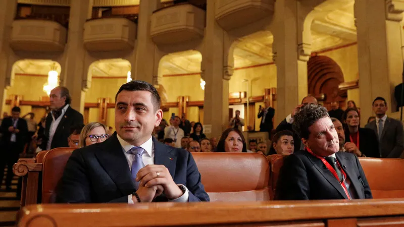 George Simion și Nicușro Dan - Foto: INQUAM PHOTOS / Mălina Norocea