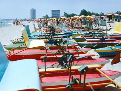 Staţiunea bulgărească Sunny Beach, din Golful Nessebar, la nord de Burgas - Foto: Profimedia Images