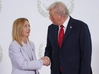 Giorgia Meloni și Donald Trump - Foto: Profimedia images