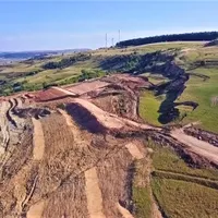 FOTO&VIDEO Alunecare masivă de teren pe Autostrada Transilvania. Proiectul trebuia terminat în 2011 / Pro Infrastructura