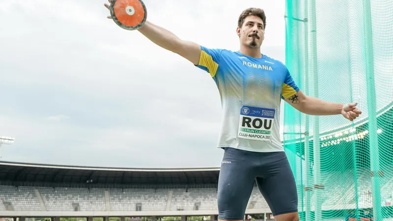 Atletul Alexandru Firifrică etse ca și calificat la Jocurile Olimpice Paris 2024 Foto: COSR