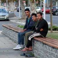 Un grup de refugiați afgani aflați în Serbia
