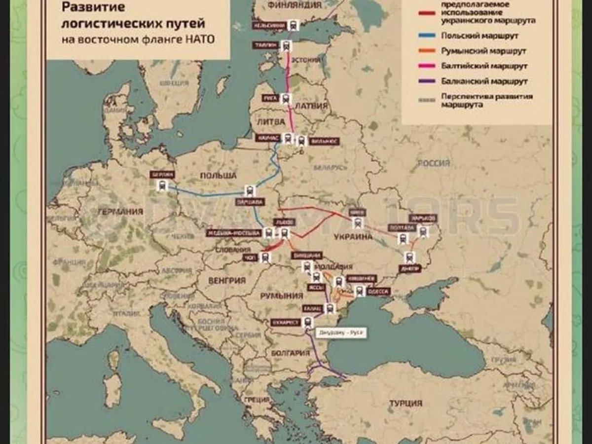 Rusia atacă traseul armamentului NATO pentru Ucraina. Ruta trece prin România-Chișinău-Odesa - Foto: Telegram/Two Majors