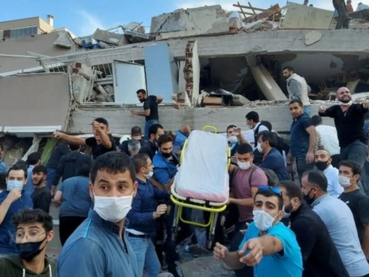 Cutremurul din Izmir/FOTO: REUTERS