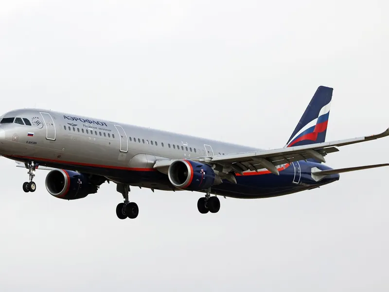 Compania rusă Aeroflot, la pământ. - Foto: Profimedia Images (imagine cu rol ilustrativ)
