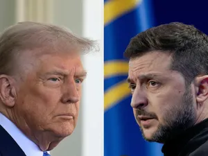 Întâlnire crucială pentru pacea din Ucraina. Zelenski și Trump, cu mineralele ucrainene pe masă - Foto: Profimedia images