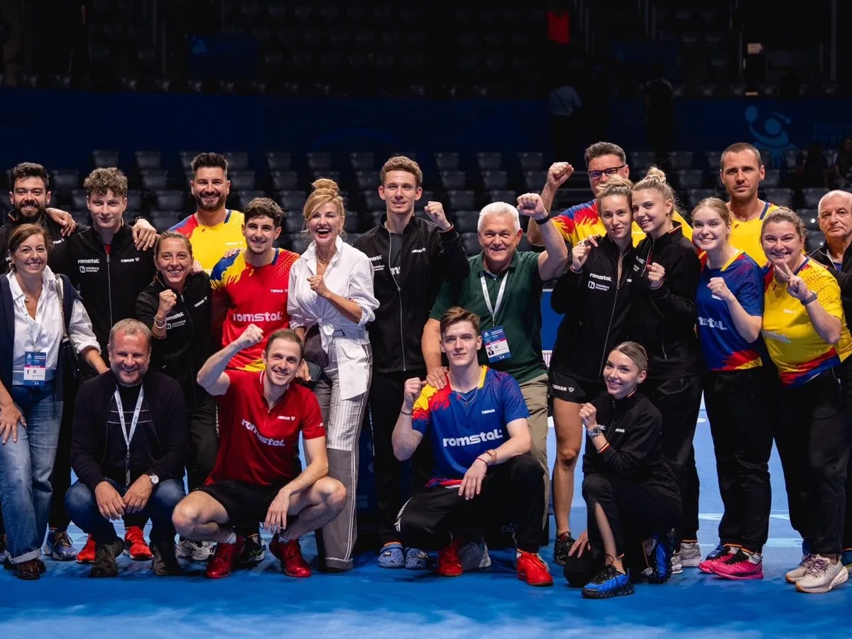 Moment istoric! Echipa masculină a României, în finala Campionatelor Europene de tenis de masă - Foto: Facebook / Federația Română de Tenis de Masă