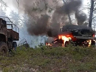 VIDEO Armata ucraineană anunță că a distrus un convoi de 200 blindate rusești în Melitopol/FOTO: Twitter