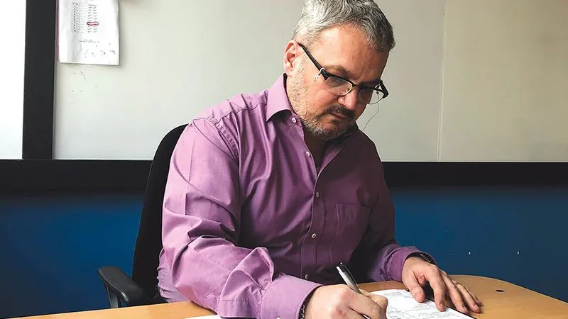 Cătălin Osiceanu, profesor de matematică / FB