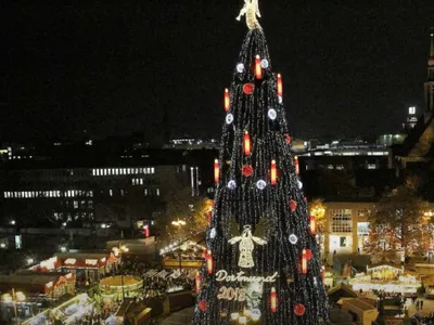 Bradul de Crăciun din Dortmund Olanda Foto: ruhr24.de