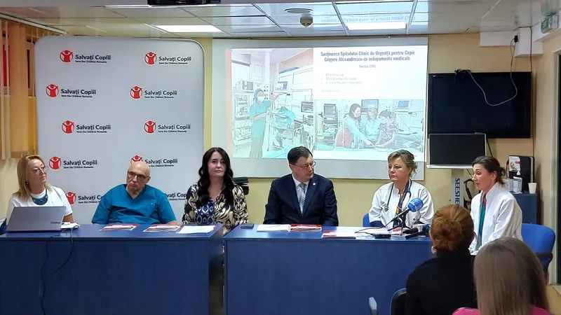 Secţia de Chirurgie Plastică a Spitalului „Grigore Alexandrescu”, aparatură high-tech de la un ONG - Foto: Salvati Copiii Romania