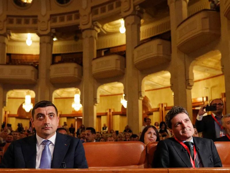 Nicușor Dan și george Simion - Foto: INQUAM PHOTOCS / Călin George