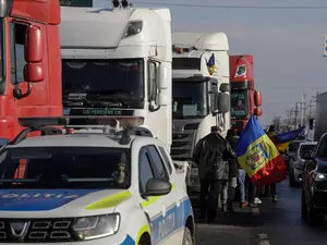 Protestele transportatorilor au blocat unele drumuri din țară - Foto: INQUAM Photos/Octav Ganea - cu rol ilustrativ