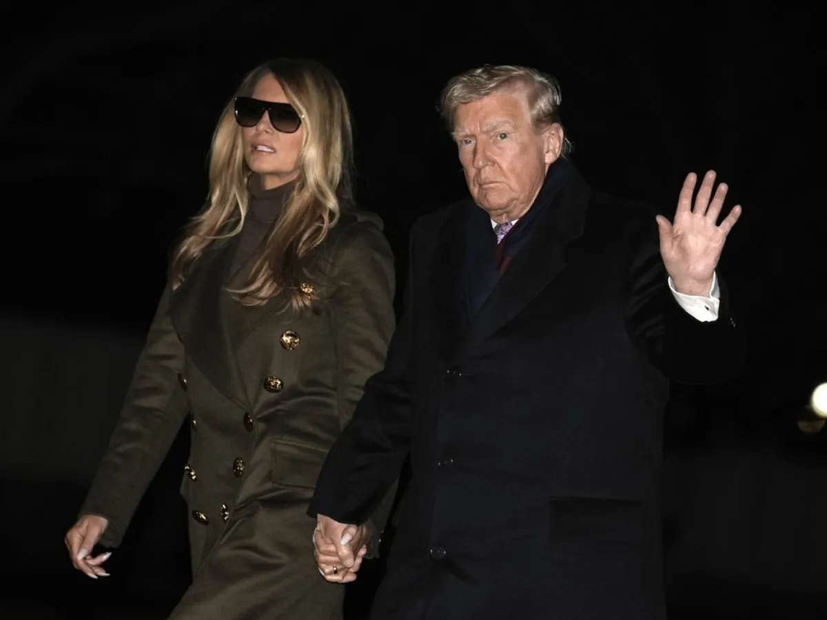 Donald Trump şi soţia lui, Melania, sosesc la Casa Albă - Foto: Profimedia Images