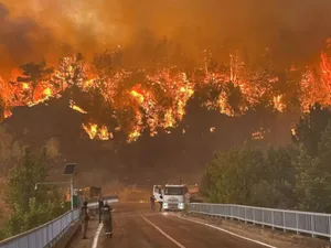 Sudul Europei arde la propriu. Incendii masive de vegetație în două țări iubite de români - Foto: Arhova