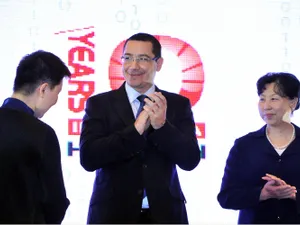 Victor Ponta la aniversarea a 10 ani de prezență Huawei în România Foto: gov.ro