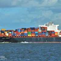 CSAV Tyndall, un vapor de tip cargo deținut de Israel, a fost atacat în Oceanul Indian. / Foto: agerpres.ro