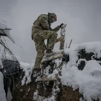 Iarnă cumplită pe frontul din Ucraina - Foto: Profimedia Images