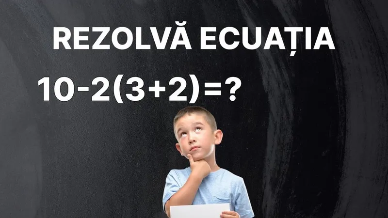 Problemă de matematică Foto: Daniel Toșa