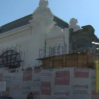 Restaurarea Cazinoului din Constanța merge greu. Trebuia să fie gata în 2022. Optimist, 2024. - Foto: captură video/dobrogea.tv
