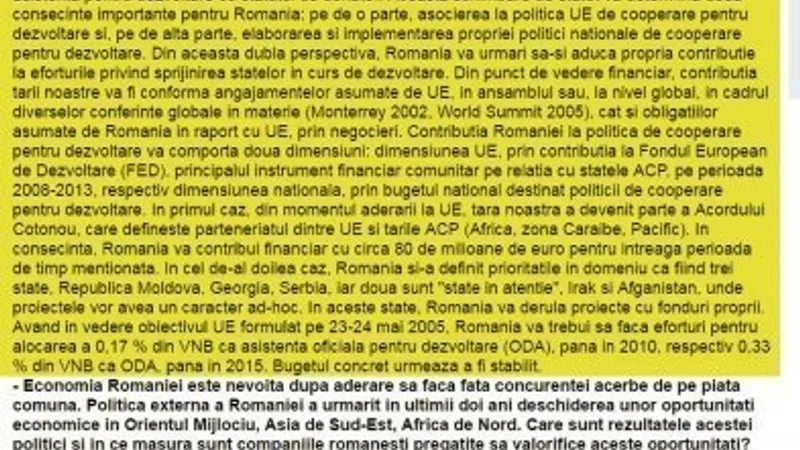 Interviu MRU