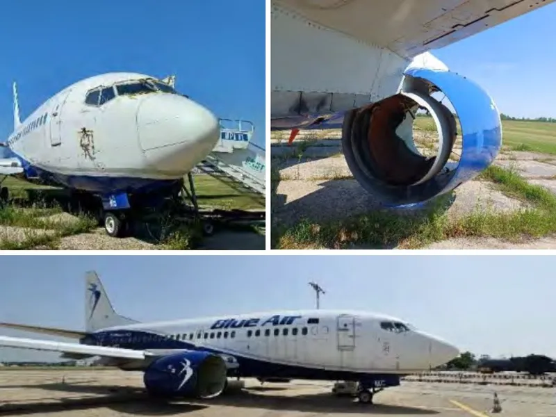 Blue Air își vinde avioanele Boeing 737 cu prețuri intre 10.750 la 238.250€. Cât de bine zboară?  - FOTO: azitis.com