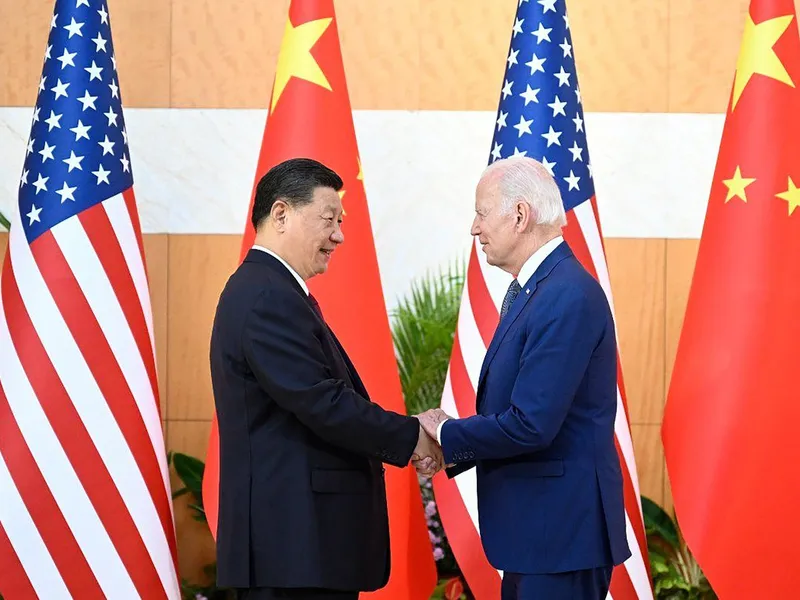 Biden a bătuit palma cu Xi Jinping. / Foto: Profimedia