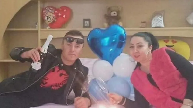 Alexandra Elena Mocanu și iubitul său albanez / Foto: rainews.it