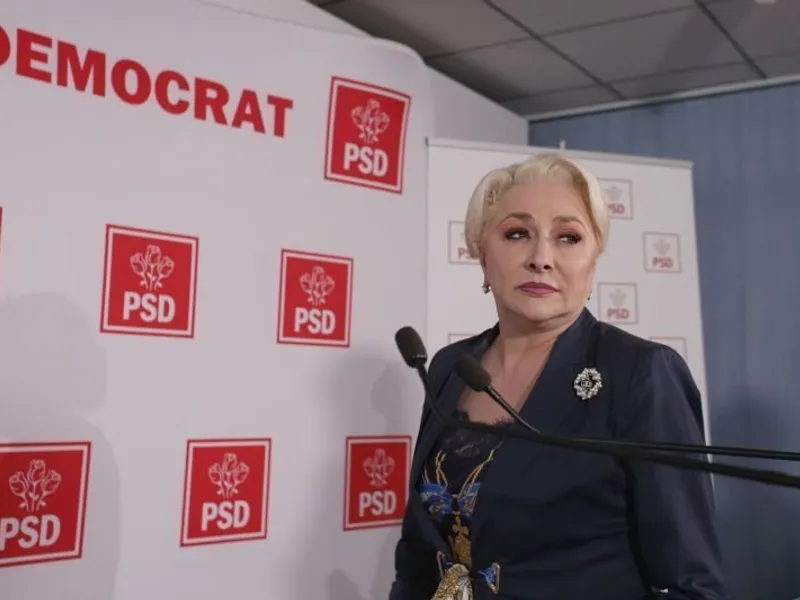 Viorica Dăncilă a preluat șefia PSD, în calitate de președinte executiv. Foto Inquam Photos/Octav Ganea