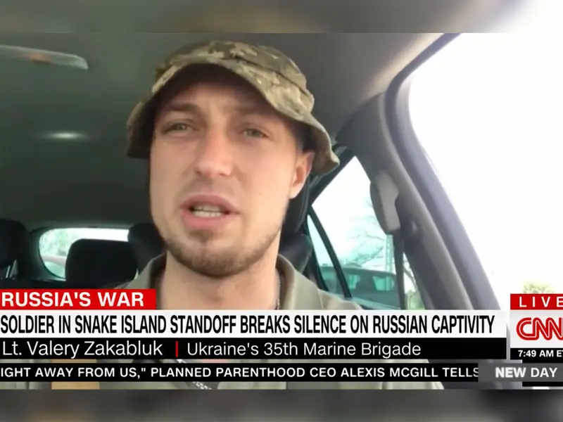 Valeri Zakabluk a vorbit pentru CNN despre ororile pe care le-a îndurat în timp ce era captiv în Rusia/Captură video CNN