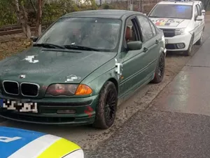 Un tânăr drogat „s-a plimbat” cu BMW-ul prin Cluj. N-avea ITP, iar numărul de înmatriculare era fals - Foto: IPJ Cluj