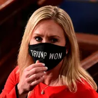 Deputata republicană Marjorie Taylor-Greene, suspendată de pe Twitter pentru „fake news” COVID. / Foto: news.sky.com