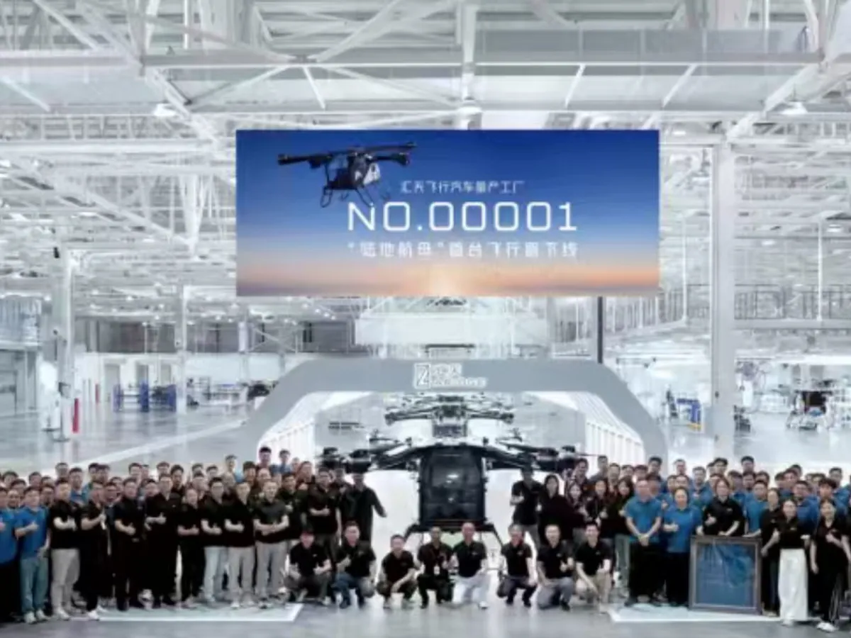 Chinezii au început producția primei mașini cu „avion” integrat din lume - Foto: chinadaily.com.cn