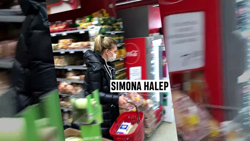 Simona Halep, incognito la supermarket, / cancan.ro