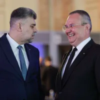 Marcel Ciolacu, liderul PSD, şi Nicolae Ciucă, liderul PNL - Foto: Inquam Photos / George Călin