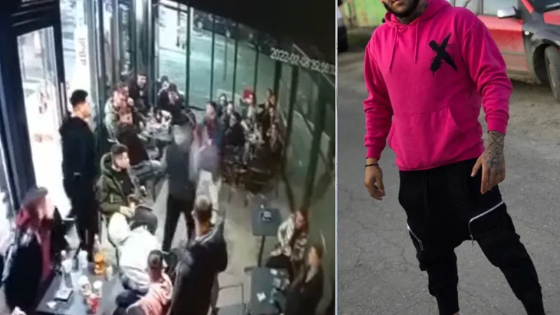 Un șofer Bolt a fost bătut și înjunghiat de trei interlopi la o benzinărie. Motivul: „făcea curent". Agresorul își zice Danny Cuțitar Foto: Facebook