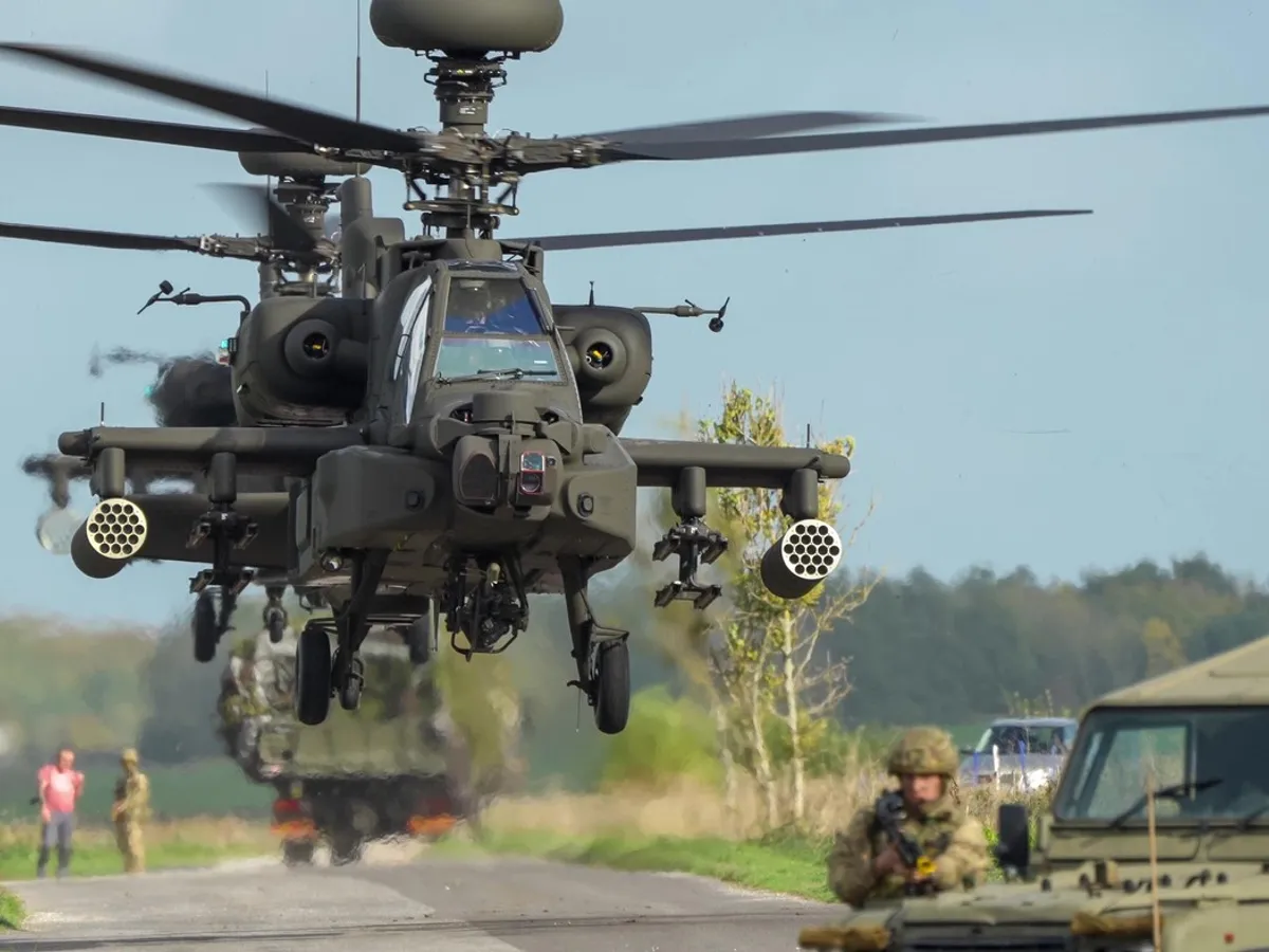 Polonia, centru de asistență pentru elicopterele Apache. AH-64E, pregătite de luptă pe Flancul estic NATO - Foto: Profimedia Images (imagine cu  rol ilustrativ)