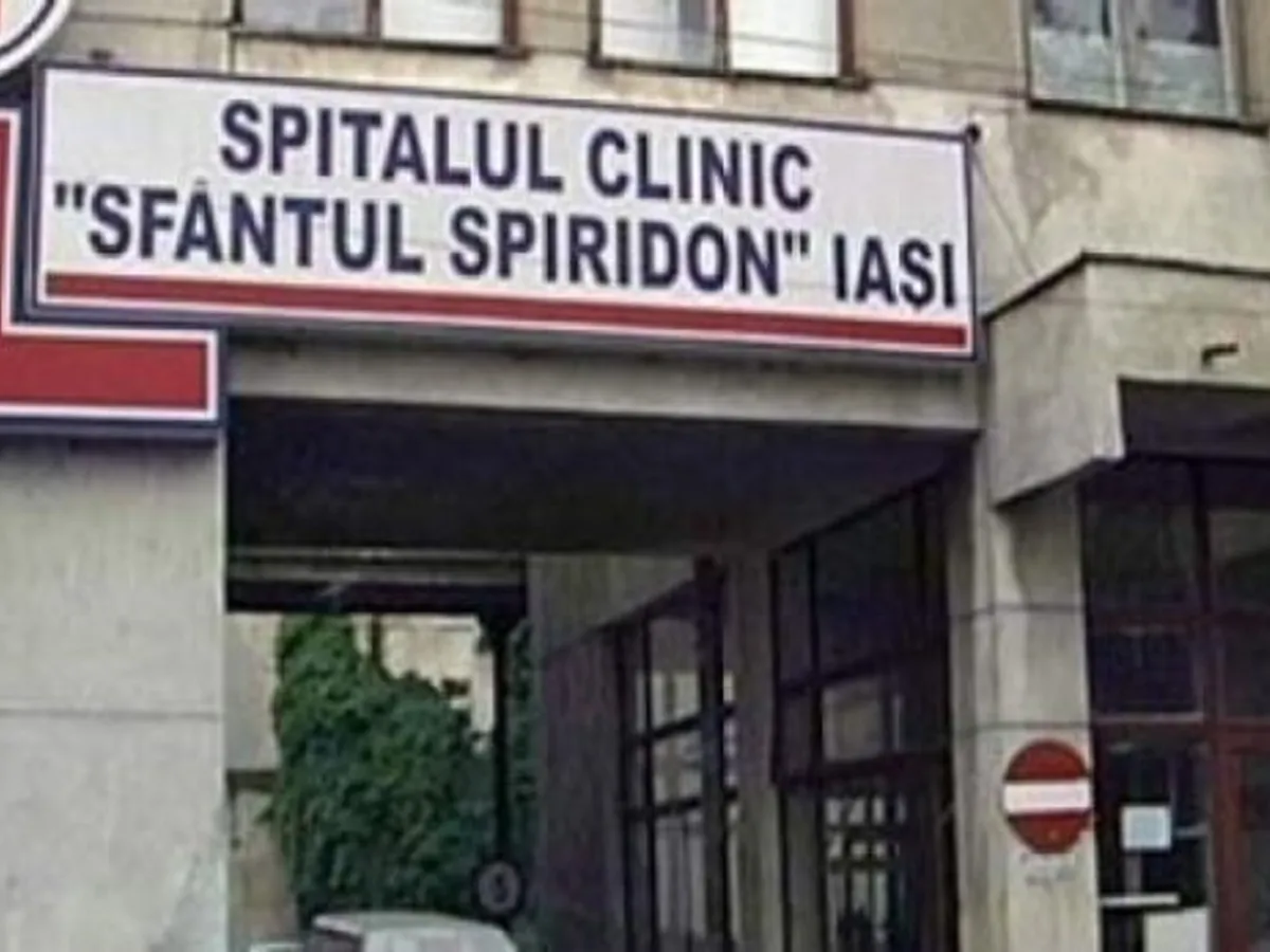 Spitalul "Sf. Spiridon" din Iași/FOTO: ziaruldeiasi.ro
