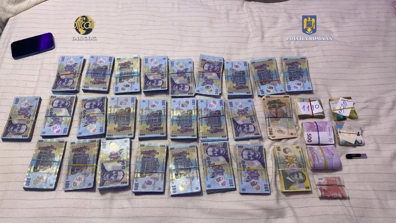 A fost descoperită o fabrică ilegală de substanțe dopante în Argeșt. Prejudiciu de 2,1 milioane de € Foto: DIICOT