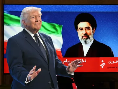 Donald Trump și Mojtaba Khamenei - Foto: Profimedia images
