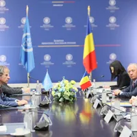 Luminița Odobescu a discutat cu directorul AIEA inclusiv despre atacurile ruse de la Zaporojie - Foto: Facebook/ Ministerul Afacerilor Externe