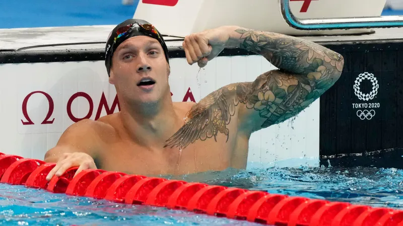 Aur și record mondial la 100 de metri fluture, pentru americanul Caeleb Dressel. / Foto: ftw.usatoday.com
