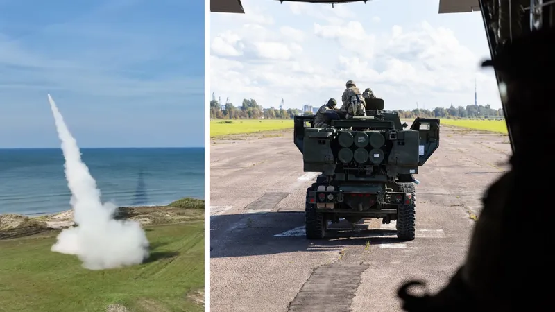 SUA testează capacitatea de răspuns rapid al flancului estic al NATO cu sisteme HIMARS - FOTO: Twiiter/balt_security