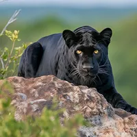 Panteră neagră, la pândă, în mediul ei natural - Foto: Freepik/CC0
