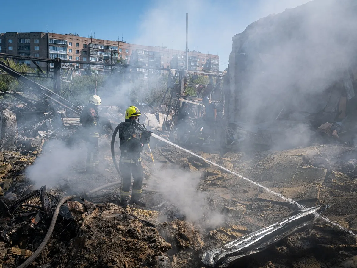 Ucraina a doborât 127 de drone şi o rachetă în urma atacului rusesc din noaptea trecută