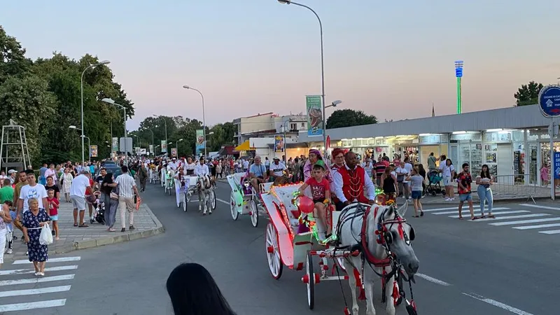 Singurii „actori” care au dat o notă aparte, „vieneză”, evenimentului au fost trăsurile cu cai. / Foto: Newsweek România