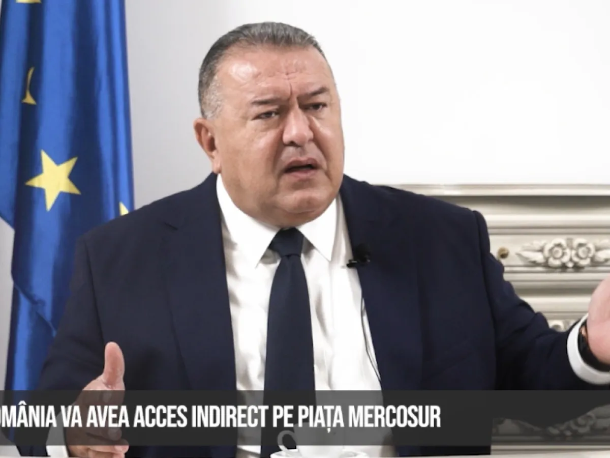 Mihai Daraban demontează „frica” de Acordul Mercosur: „Agricultura e doar 30%. România câștigă prin industrie”