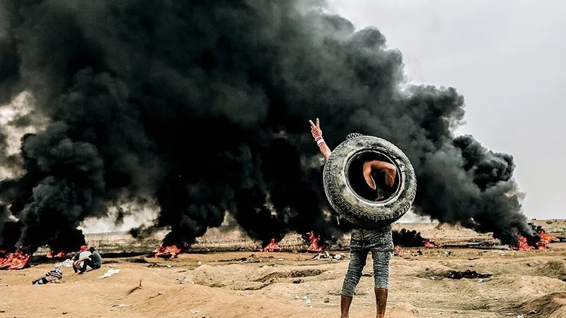 Protest în Gaza