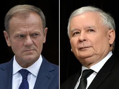 Alegeri Polonia: Donald Tusk sau Jaroslaw Kaczynski. - Foto: Profimedia Images