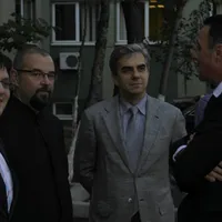 Eugen Nicolăescu, în 2013, alături de Nicu Bănicioiu și Popescu Piedone Foto: Facebook